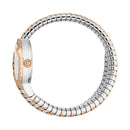 Just Cavalli Cerchio Snake Two Tones RG sølv grå ur