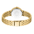 Just Cavalli Brave Snake guldfarvet grøn ur