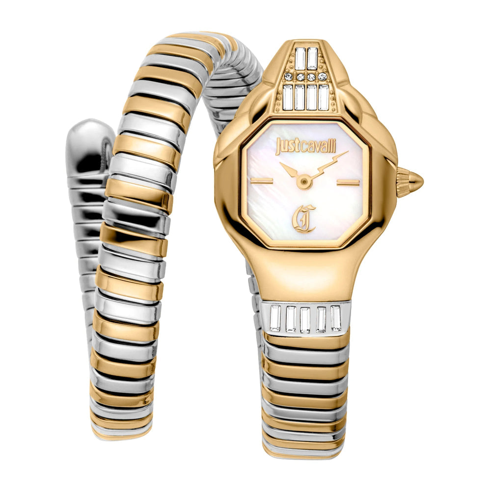 Just Cavalli Brillante Snake Two Tones YG MOP ur
