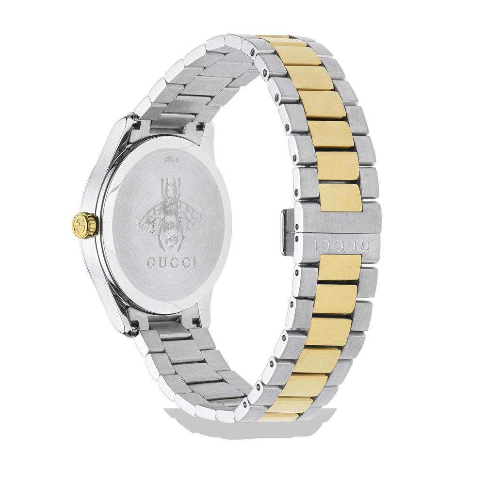 Gucci G-Timeless Snake herreur i stål med guldfarvet PVD-belægning YA1264075