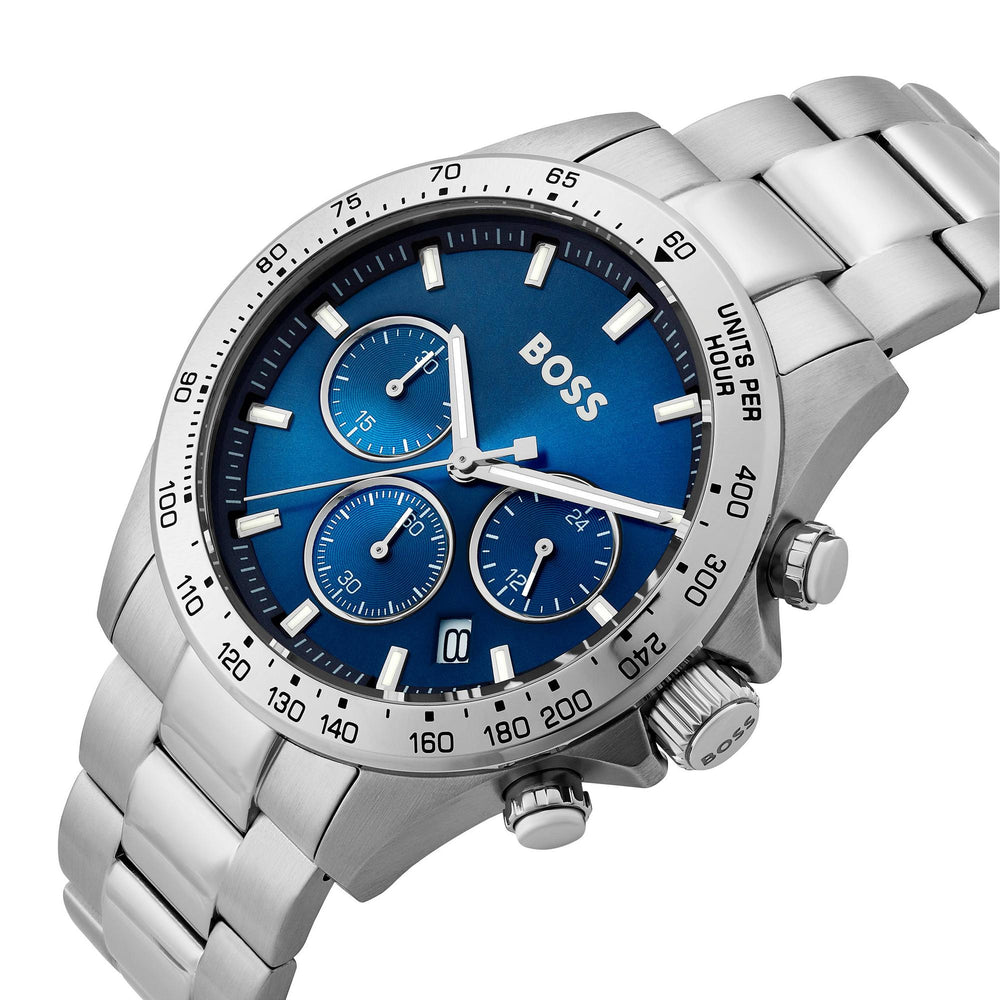 Hugo Boss herreur 1513755 Hero Chronograph blå rustfrit stål