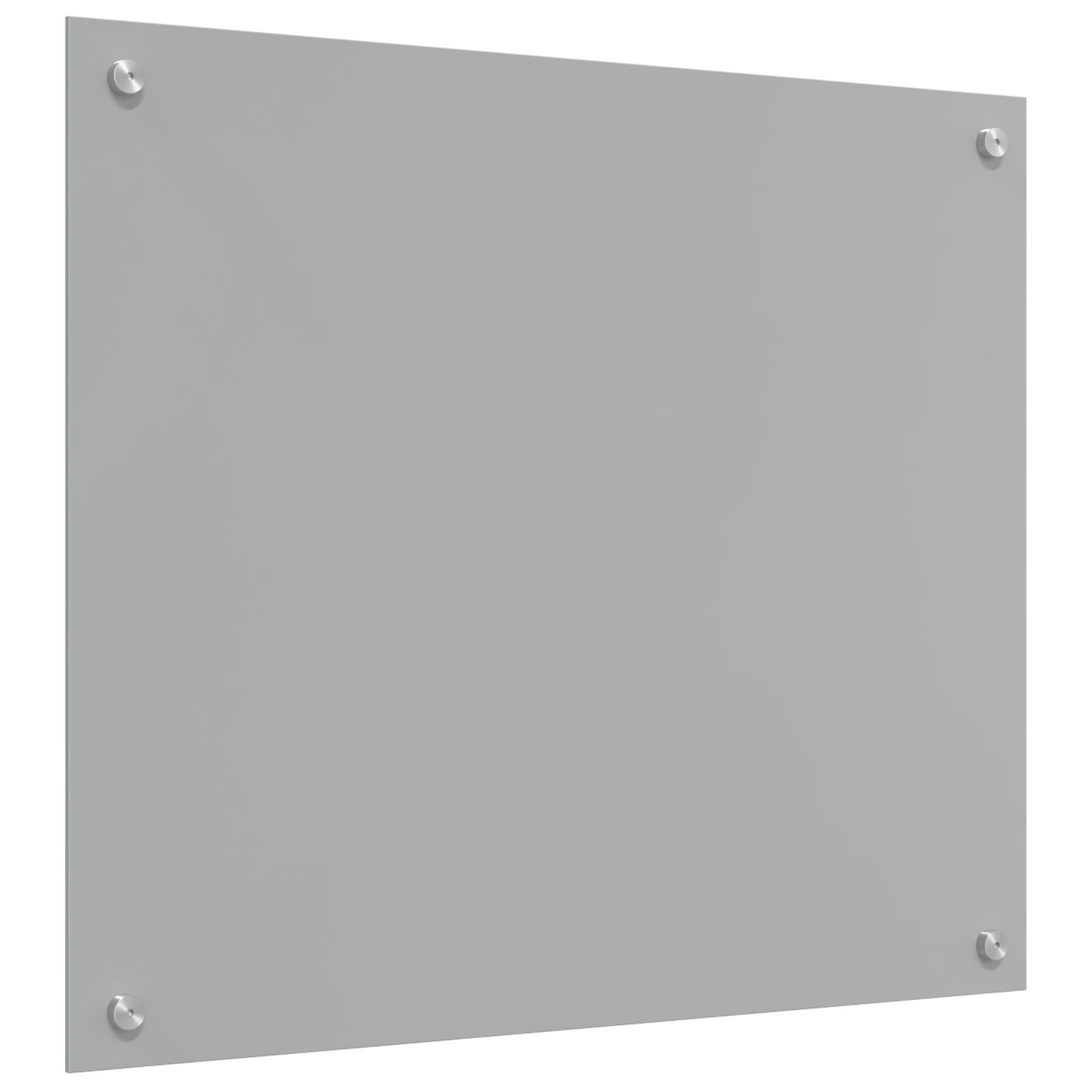 Køkken Backsplash Lys Grå 70X60X0,6 Cm Hærdet Glas