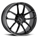 R14 Black Polish 9.5x21 5/112 ET37 CB66.6 60° 57mm BMW