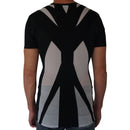 Holdnings T-shirt med ærme sort  ryg