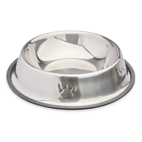 Hund Feeder Mascow Grå Sølvfarvet Gummi Metal 26 x 7 x 26 cm 26 x 5,5 x 26 cm (12 enheder)