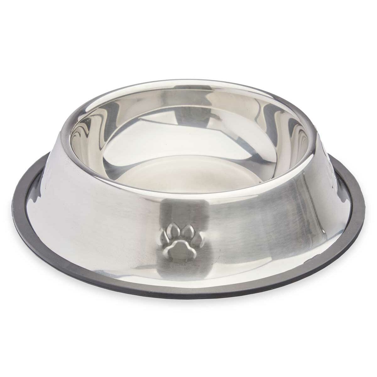 Hund Feeder Mascow Grå Sølvfarvet Gummi Metal 22 x 5 x 22 cm 22 x 6 x 22 cm (12 enheder)
