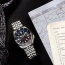 Seiko 5 Sports GMT Automatic sølv herreur SSK019K1