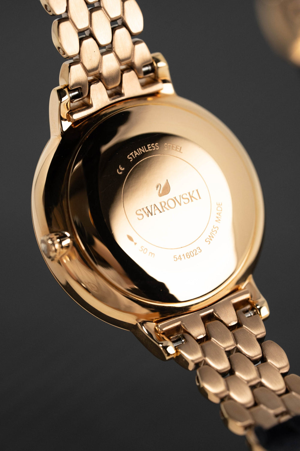 Swarovski ur Crystal Lake roseguld grå 5416023