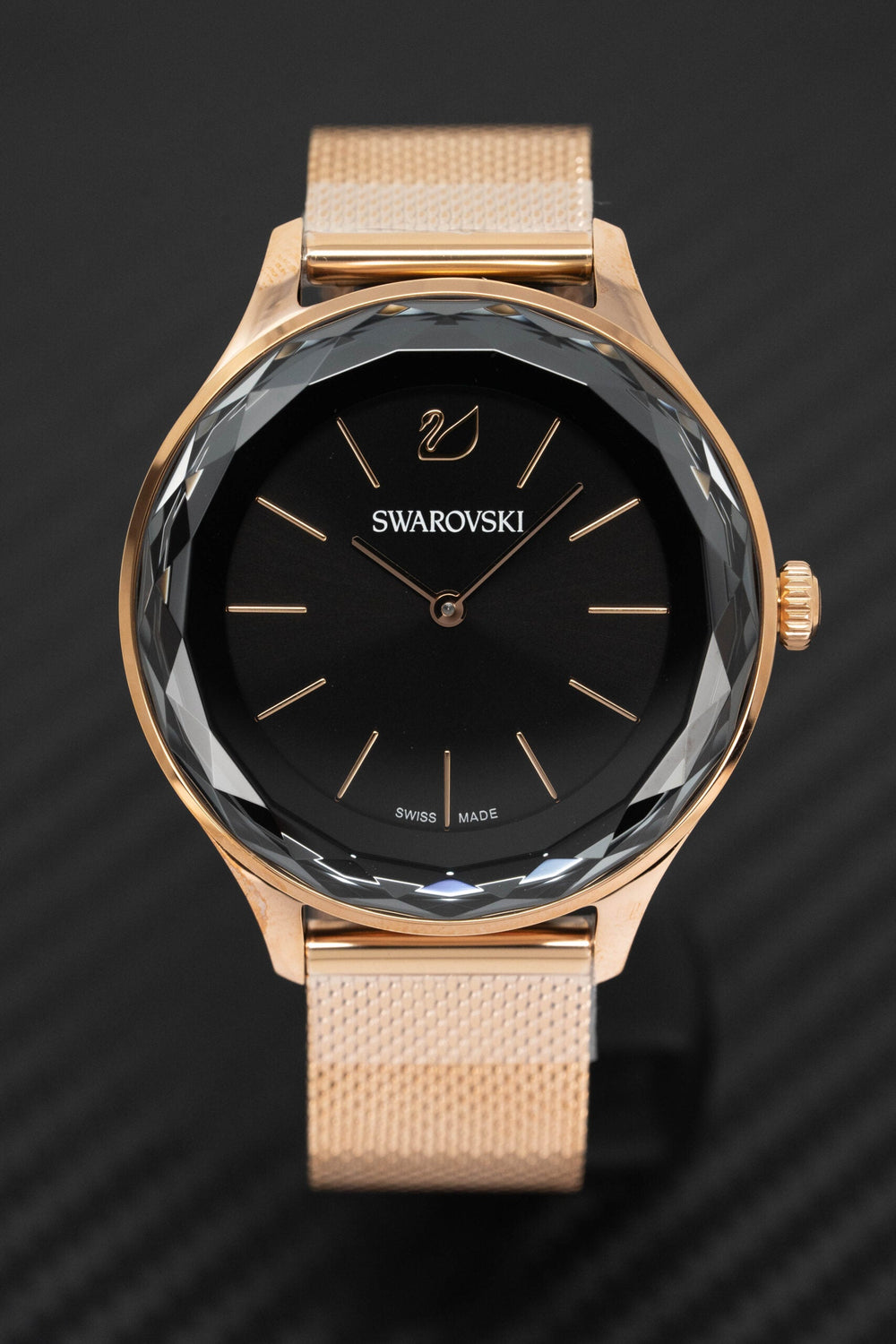 Swarovski ur Octea Nova Mini roseguld sort 5430424