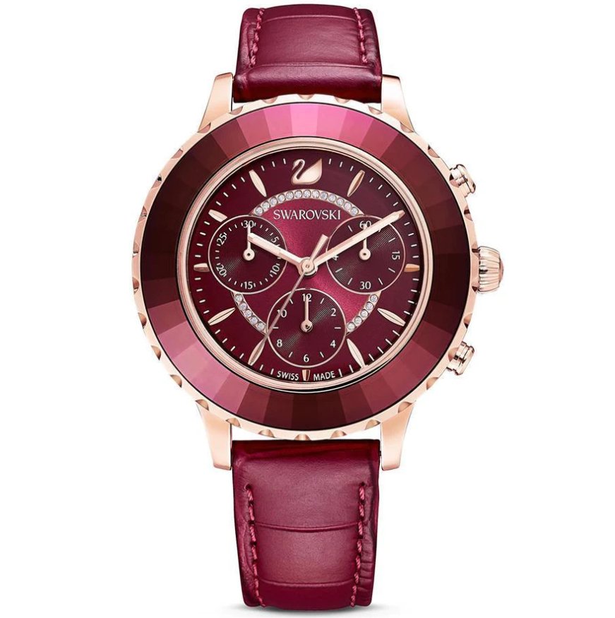 Swarovski ur Octea Lux Chrono rød 5547642