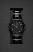 Daniel Wellington herreur sort Iconic Link Ceramic Dw00100414