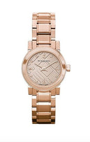 Burberry dameur The City Diamonds 26mm roseguld Bu9215