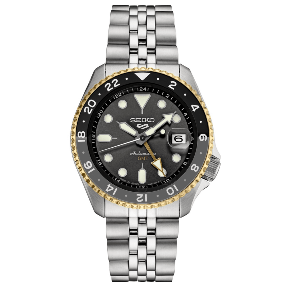 Seiko 5 Sports GMT Automatic gråt herreur SSK021K1