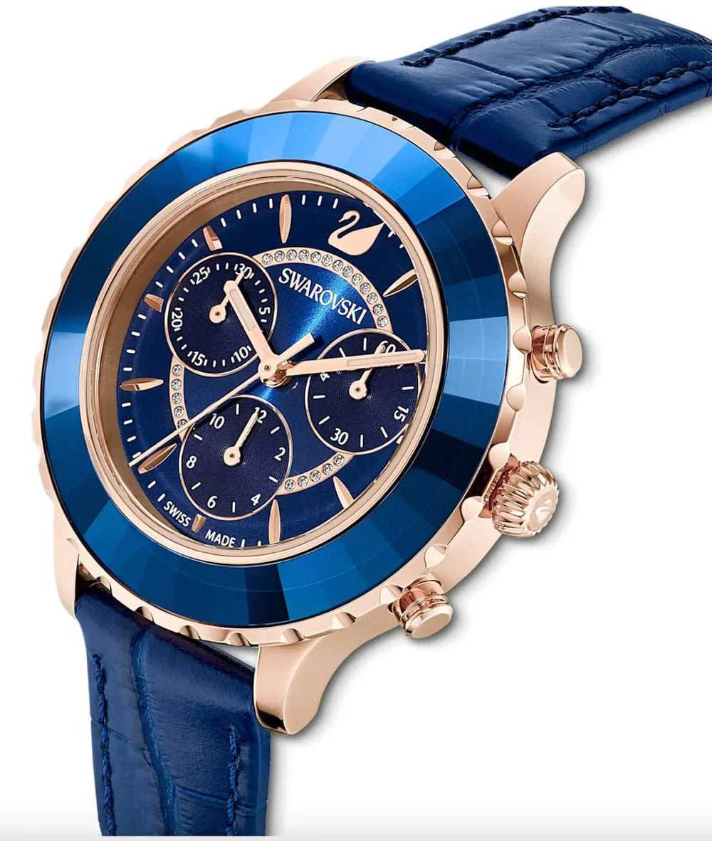 Swarovski ur Octea Lux Chrono blå 5563480