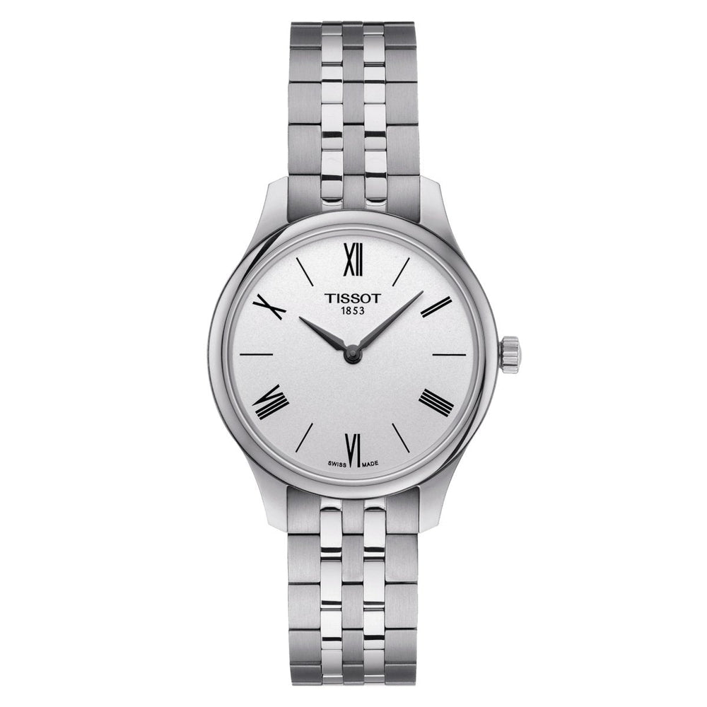 Tissot dameur T Classic Tradition 5.5 31mm hvid T063.209.11.038.00
