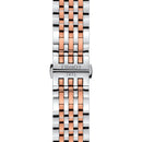 Tissot Mens Watch Tradition Powermatic 80 Open Heart Rose Silver T0639072203801