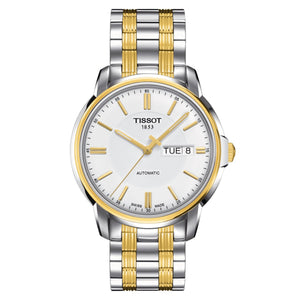 Tissot herreur Automatics III T Classic 39mm sølv guld T065.430.22.031.00