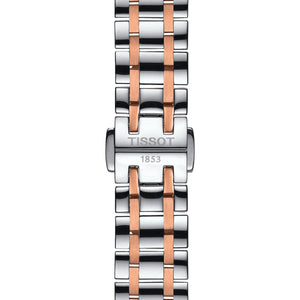 Tissot Ladies Automatic Watch Chemin Des Tourelles Powermatic 80 Two Tone Rose Helvetic Pride T0992072211802