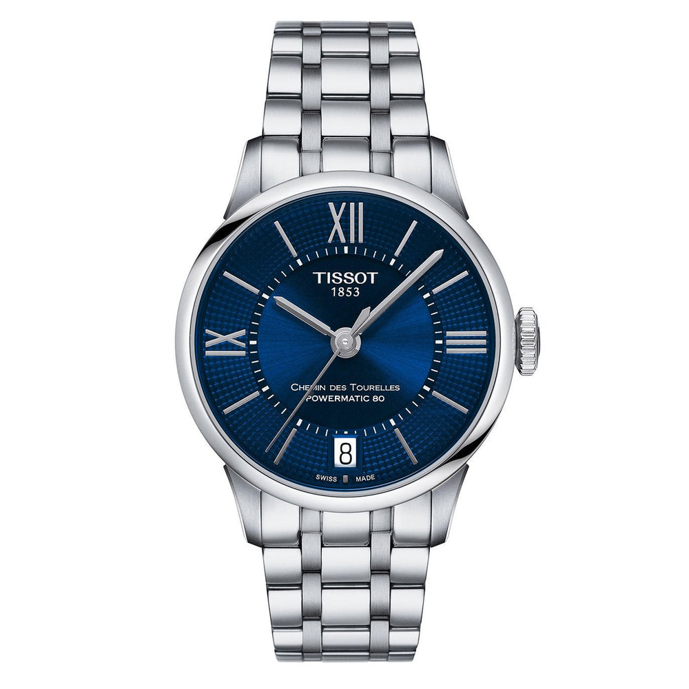 Tissot dameur Automatic Chemin Des Tourelles Powermatic 80 blå T099.207.11.048.00