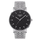 Tissot herreur Everytime 42mm sort sølv T109.610.11.077.00