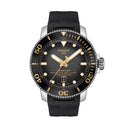 Tissot Seastar 2000 Professional Powermatic 80 sort gummirem ur T120.607.17.441.01