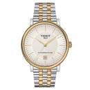 Tissot herreur Carson Automatic T Classic 40mm sølv guld T122.407.22.031.00