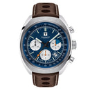 Tissot herreur T Heritage 1973 Chronograph 43mm blå brun T124.427.16.041.00