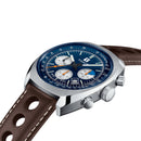 Tissot herreur T Heritage 1973 Chronograph 43mm blå brun T124.427.16.041.00