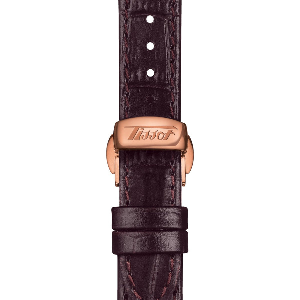 Tissot dameur Heritage Porto Hand Wind hvid brun T128.505.36.012.00