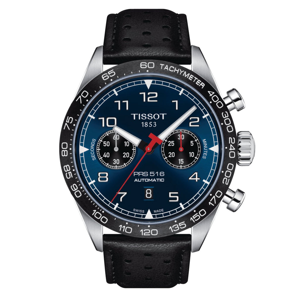 Tissot herreur PRS 516 Automatic Chronograph 45mm sort stål T131.627.16.042.00