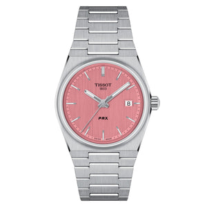 Tissot PRX 35mm lyserødt dameur T137.210.11.331.00