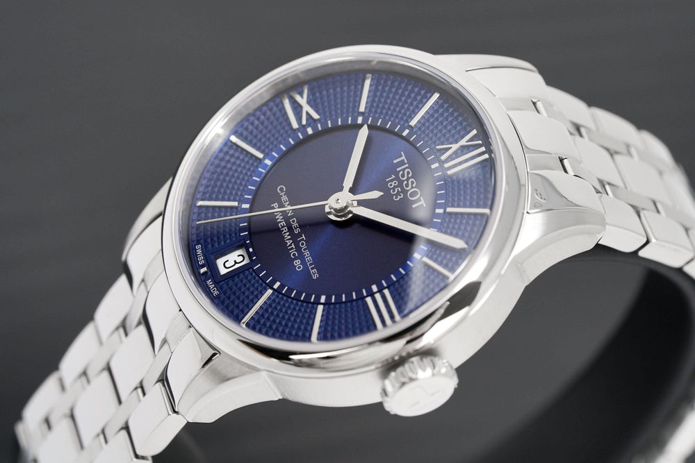 Tissot dameur Automatic Chemin Des Tourelles Powermatic 80 blå T099.207.11.048.00