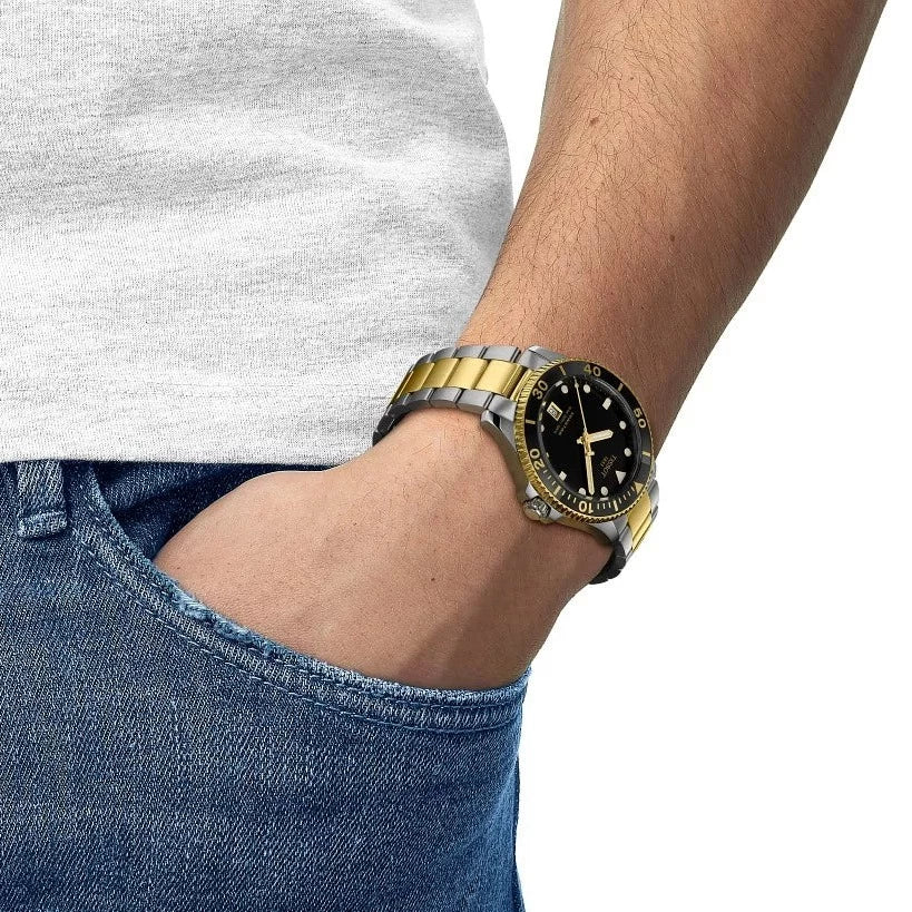 Tissot Seastar 1000 sort herreur T120.410.22.051.00