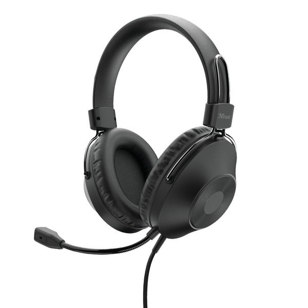 Trust HS-250 Kabling Headset Sort