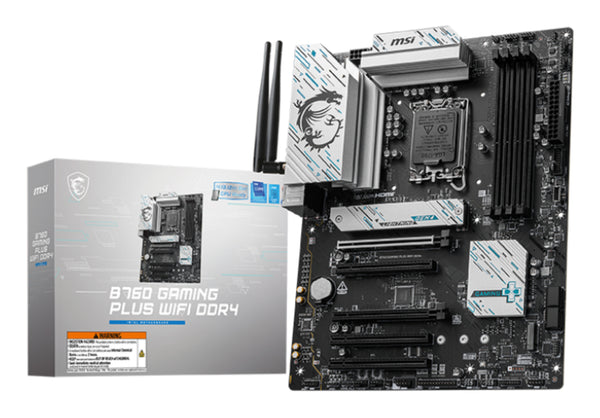 MSI B760 GAMING PLUS WIFI DDR4 ATX LGA1700 sokkel Intel B760