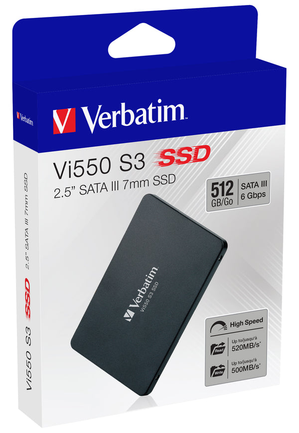 Verbatim SSD Vi550 512GB 2.5 SATA-600