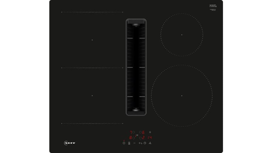 Neff V56NBS1L0 kogeplade Sort Indbygget 60 cm Zone induktionskogeplade 4 zone(s) Indbygget hætte