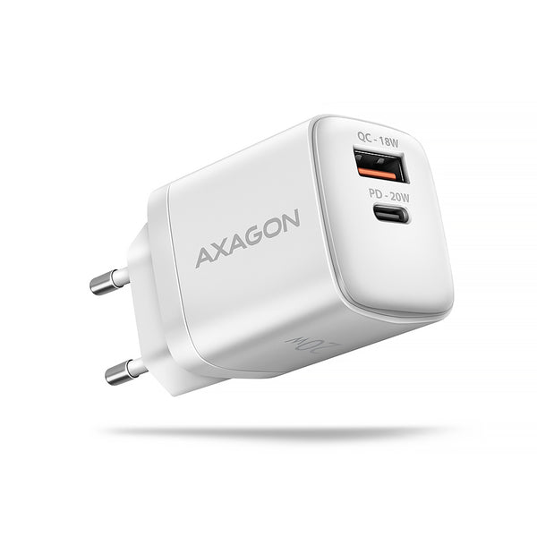 Axagon ACU-PQ20W Adapter 20Watt 1x USB-C + 1xUSB-A