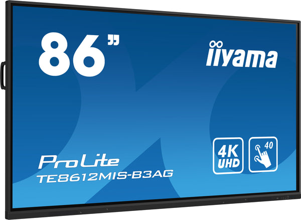 iiyama ProLite TE8612MIS-B3AG 86 Digital skiltning/interaktiv kommunikation 3840 x 2160