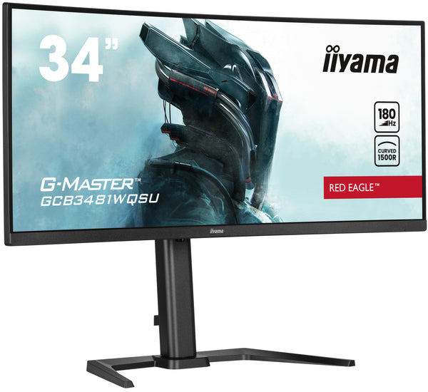iiyama G-MASTER Red Eagle GCB3481WQSU-B1 34 3440 x 1440 (UltraWide) HDMI DisplayPort 180Hz
