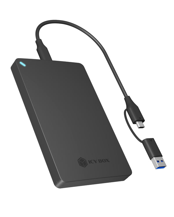 2.5 SATA enclosure, USB 3.2 Gen 2, toolless, black