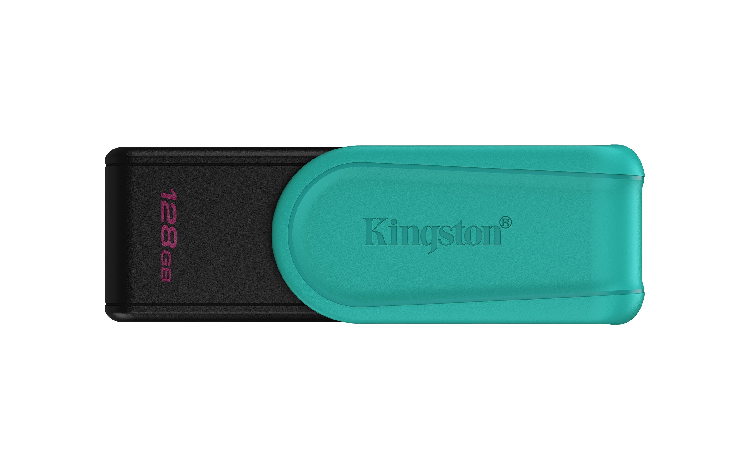 Kingston Technology DataTraveler 128 GB Portable USB 3.2 Gen 1 Exodia S (sort/turkis)