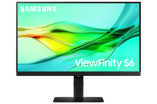 Samsung ViewFinity S6 S24D600UAU 24 2560 x 1440 (2K) HDMI DisplayPort 100Hz Pivot Skærm