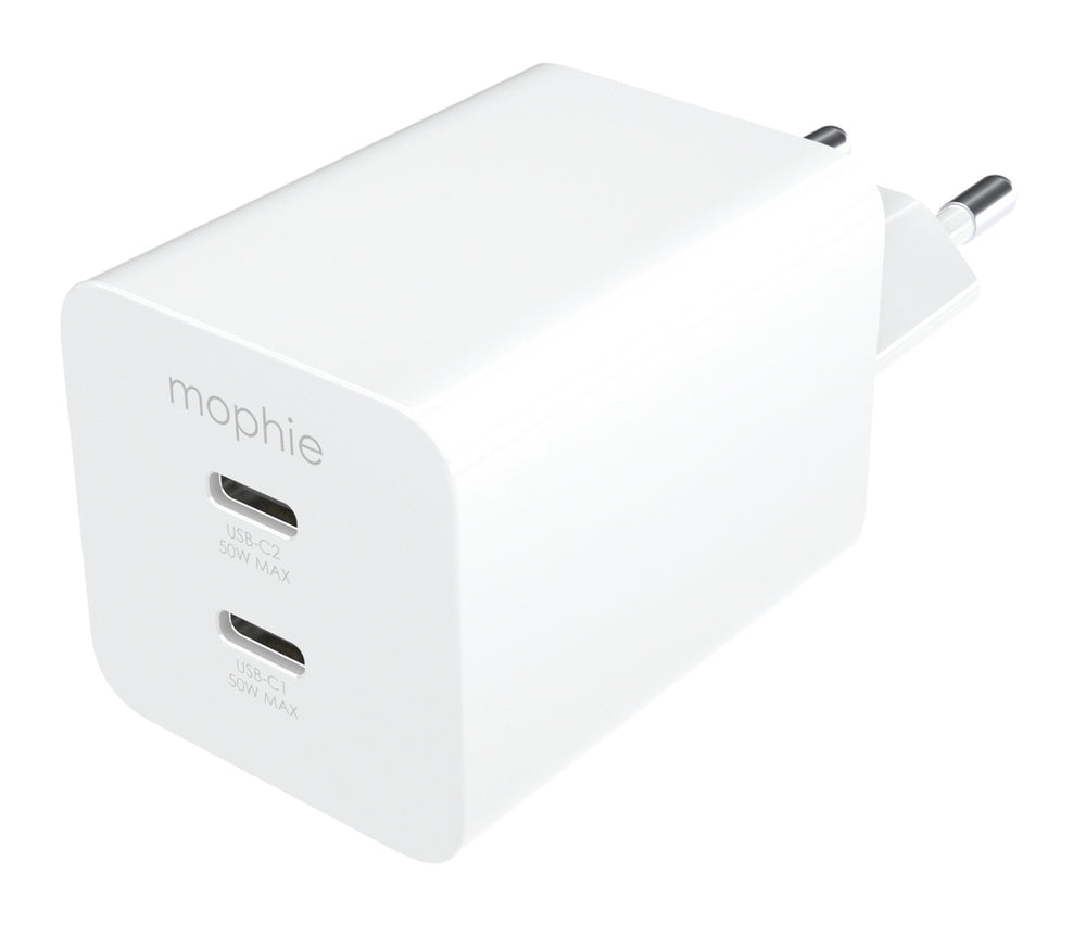 mophie Ess. PwrAdpt D USBC PD 50W Wht EU
