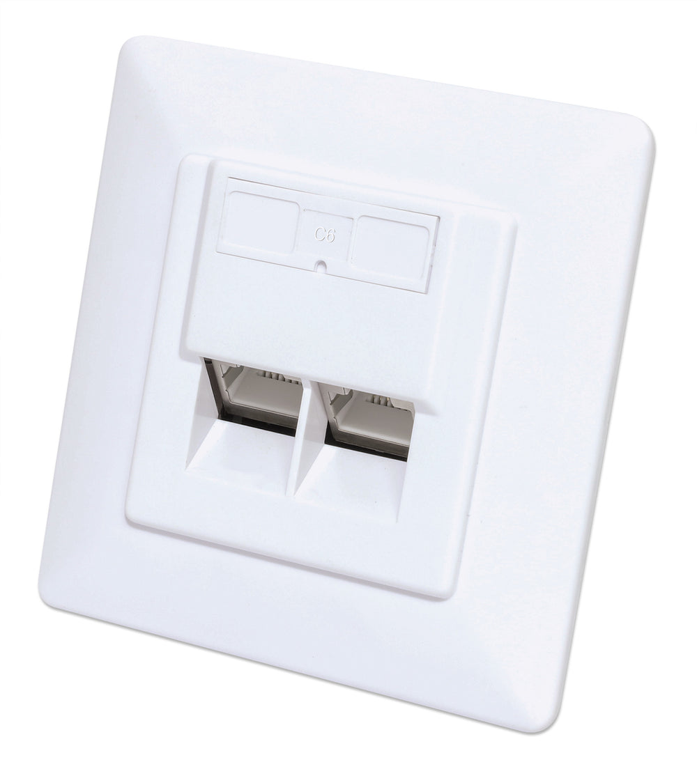Intellinet 771900 stikkontakt 2 x RJ-45 Hvid