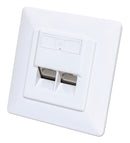 Intellinet 771900 stikkontakt 2 x RJ-45 Hvid