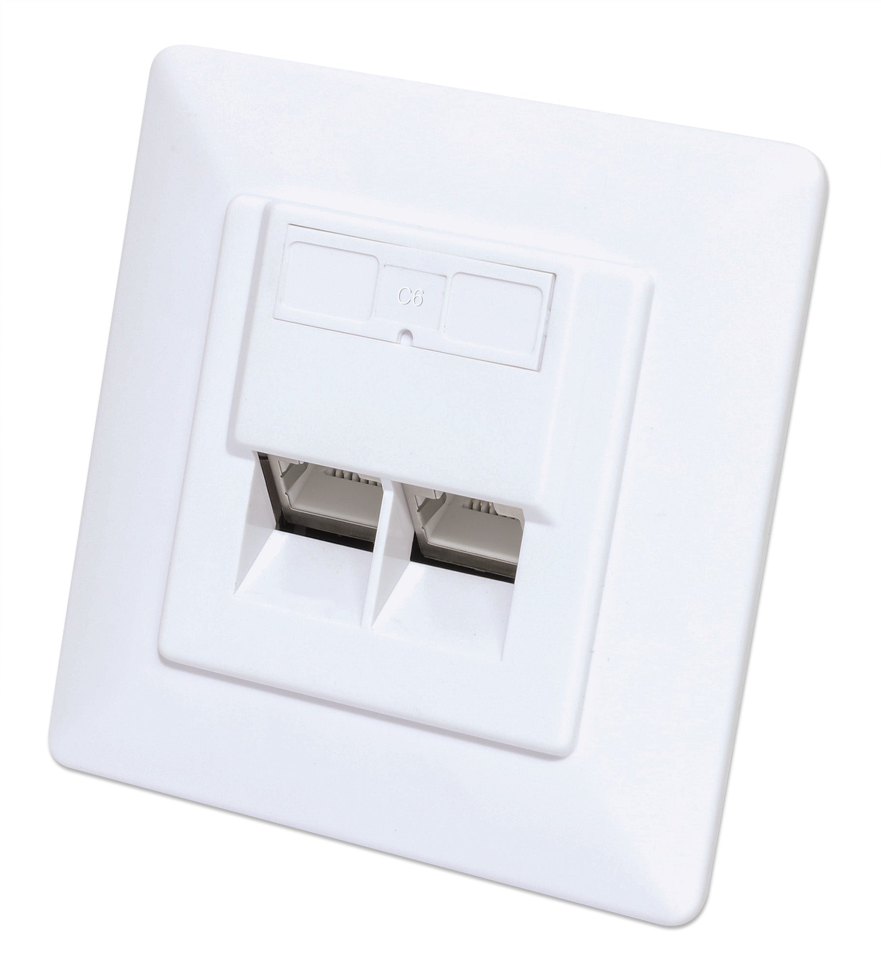 Intellinet 771900 stikkontakt 2 x RJ-45 Hvid