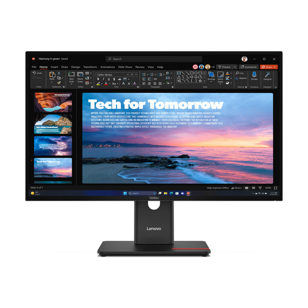 Lenovo ThinkVision T27QD-40 LED display 68,6 cm (27) 2560 x 1440 pixel Wide Quad HD Sort