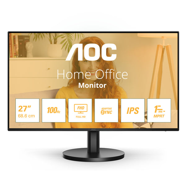 AOC Basic-line 27B3HA2 27 IPS 1920 x 1080 (Full HD) VGA (HD-15) HDMI 100Hz