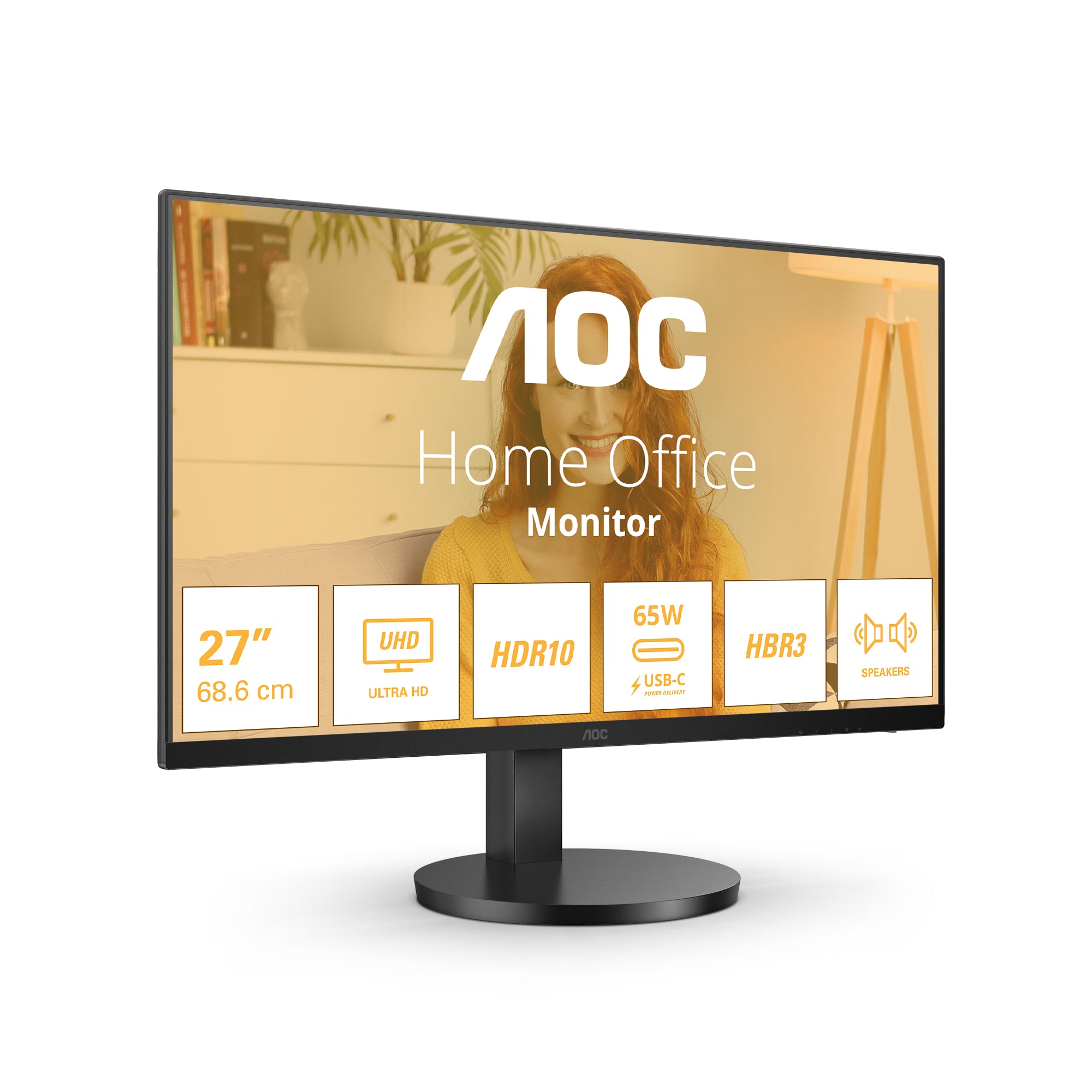 AOC Basic-line U27B3CF 27 IPS 3840 x 2160 (4K) USB-C 3.2 HDMI 60Hz
